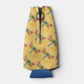 Dragonfly Art (geel) Flesjeskoeler (Achterkant)