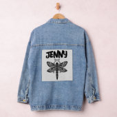 DRAGONFLY ART GEPERSONALISEERDE Denim Jean Jacket (Hangar)