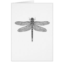Dragonfly art groetings card - succes!