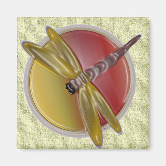 Dragonfly Art Magnet (Voorkant)