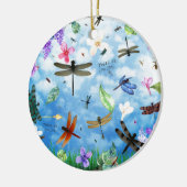 dragonfly art nola kelsey keramisch ornament (Links)