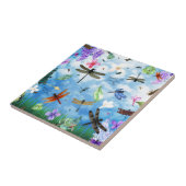 dragonfly art nola kelsey tegeltje (Zijkant)