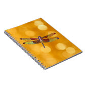 Dragonfly Art over Gold Journal-Notitieboek Notitieboek (Rechterzijde)