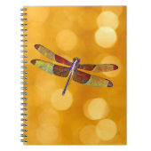 Dragonfly Art over Gold Journal-Notitieboek Notitieboek (Voorkant)