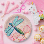 Dragonfly Art Papieren Bordje (Feest)