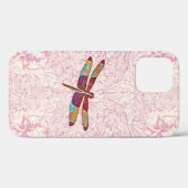 Dragonfly Art Patroon Telefoon Case (Achterkant (horizontaal))