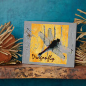 Dragonfly Art Plaque Fotoplaat (Zijkant)