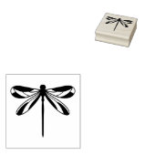 Dragonfly Art Rubber Stamp Rubberstempel (Gestempeld)