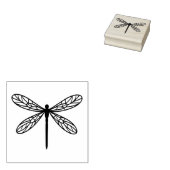 Dragonfly Art Rubber Stamp Rubberstempel (Gestempeld)