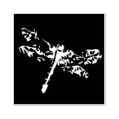 Dragonfly Art Tas Rubber Stamp Rubberstempel (Afrduk)