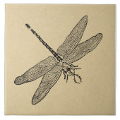  dragonfly Art Tegeltje (Voorkant)