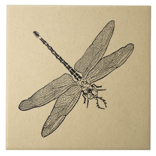 dragonfly Art Tegeltje (Voorkant)