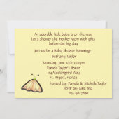 Dragonfly Baby shower Uitnodiging (Achterkant)