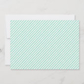 Dragonfly Baby shower uitnodiging, Meisje Kaart (Achterkant)