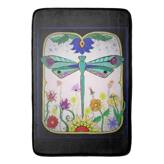 Dragonfly Badmat (Voorkant Verticaal)