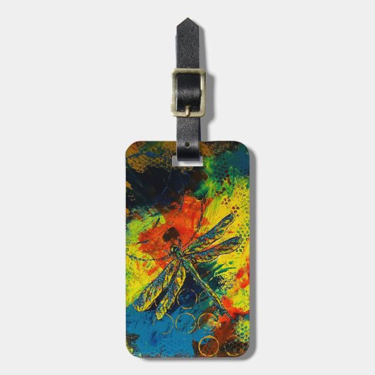 Dragonfly-Bagagelabel Bagagelabel (Voorkant verticaal)