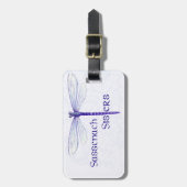 Dragonfly-bagagelabel Bagagelabel (Voorkant verticaal)