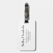 Dragonfly-bagagelabel Bagagelabel (Achterkant verticaal)