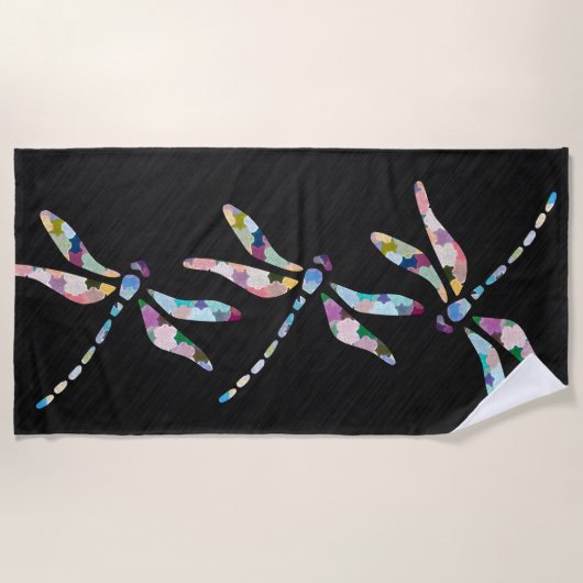 Dragonfly Beach Towel Strandlaken (Voorkant)
