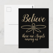 Dragonfly Believe Briefkaart (Voorkant / Achterkant)