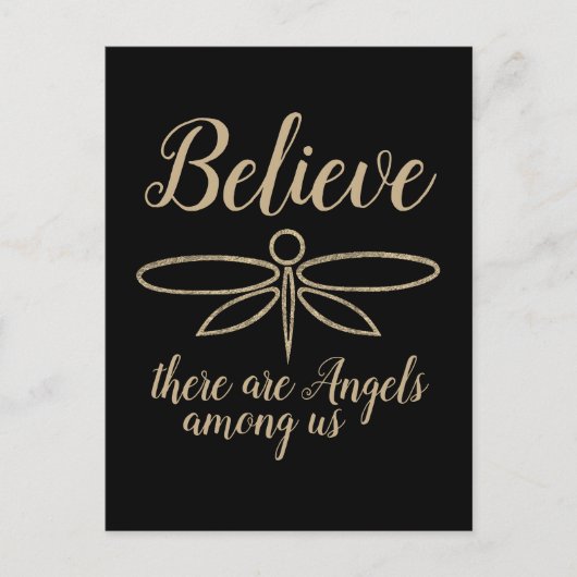 Dragonfly Believe Briefkaart (Voorkant)
