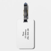 Dragonfly, bezoeker uit de hemel bagagelabel (Achterkant verticaal)