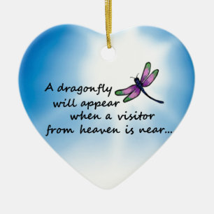 Dragonfly, bezoeker uit de hemel keramisch ornament