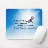 Dragonfly, bezoeker uit de hemel muismat (Met muis)