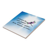 Dragonfly, bezoeker uit de hemel tegeltje (Zijkant)