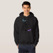 Dragonfly-bezoeker van Heaven Quote-libellen Hoodie (Voorkant volledig)