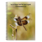 Dragonfly Bible Verse Faith Prayer Journal Notitieboek (Voorkant)
