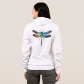 Dragonfly bij de vijver hoodie (Achterkant volledig)