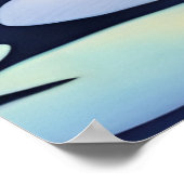 Dragonfly bij de vijver poster (Hoek)