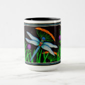 Dragonfly bij rust mok (Midden)