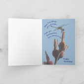 Dragonfly Birthday dansen Kaart (Binnen)