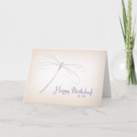 Dragonfly Birthday Kaart