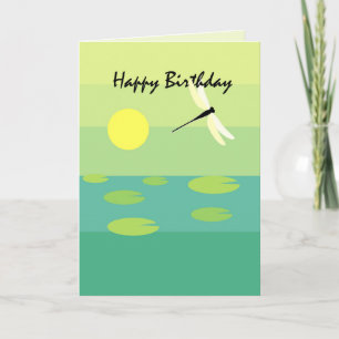 Dragonfly Birthday Kaart