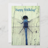 Dragonfly Birthday Kaart! Kaart (Achterkant)