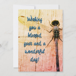 Dragonfly Birthday Kaart! Kaart