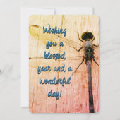 Dragonfly Birthday Kaart! Kaart (Voorkant)