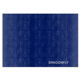 Dragonfly blauwe kleurnaam snijplank