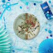 Dragonfly  Bloemen Papier Borden bruiloft Papieren Bordje (Feest)