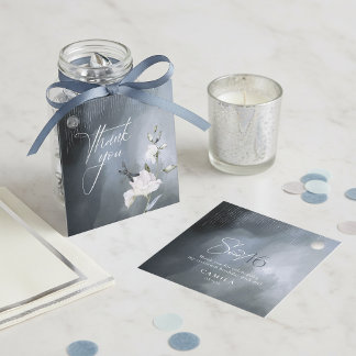 Dragonfly Bloemrijke Sweet 16 Dankjewel Blauwe ID1 Bedankjes Labels