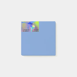 Dragonfly Blues Spirit vertrekt 3x3 Post-it® Notes