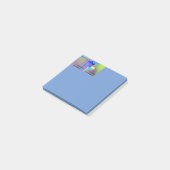 Dragonfly Blues Spirit vertrekt 3x3 Post-it® Notes (Schuin)