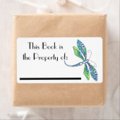 Dragonfly Book Label (Insitu)
