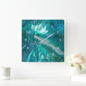 DRAGONFLY BORN VIERKANTE KLOK (Huis)