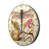 Dragonfly Botanische Natuur Wildleven Dartbord (Voorkant Rechts)