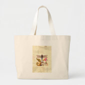 Dragonfly Botanische Natuur Wildleven Grote Tote Bag (Voorkant)