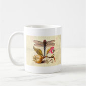 Dragonfly Botanische Natuur Wildleven Koffiemok (Links)